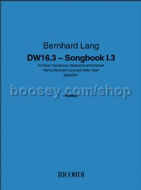 DW 16.3 Songbook I (Parts)
